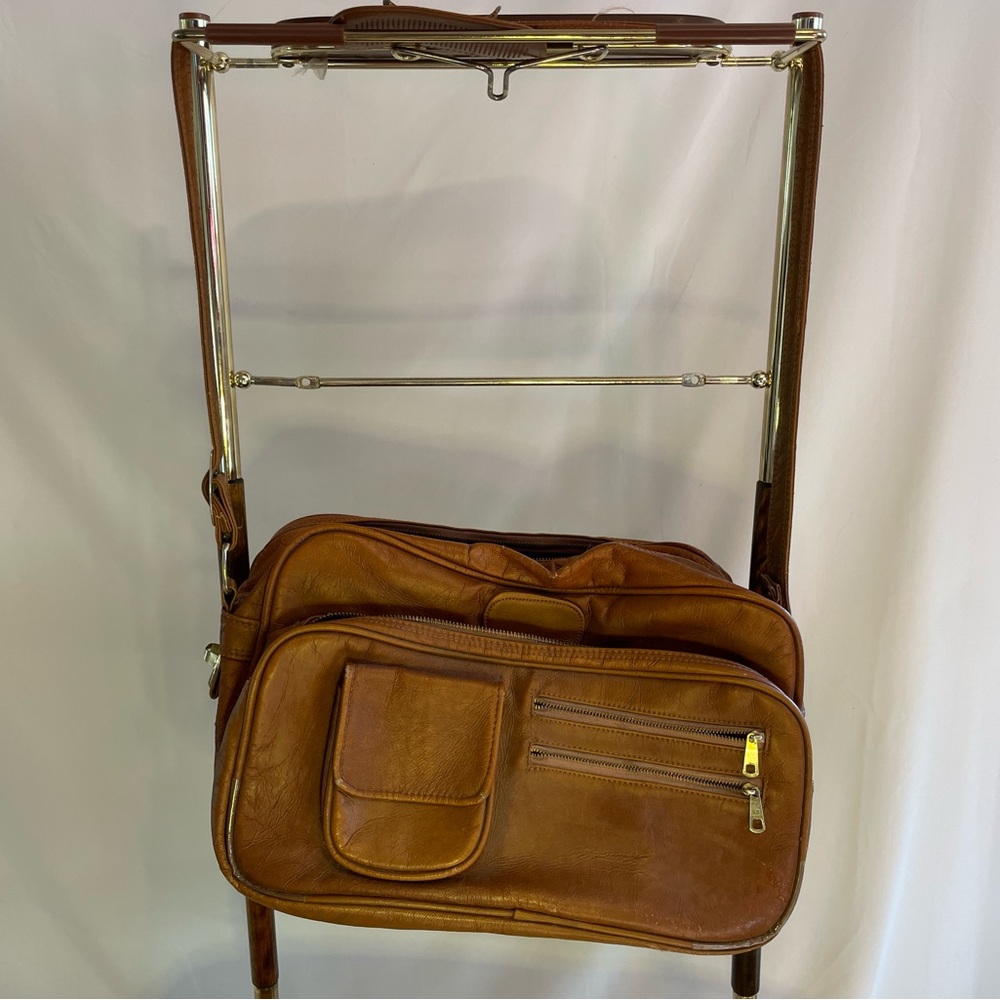 Vintage, Brown Leather, Computer Bag